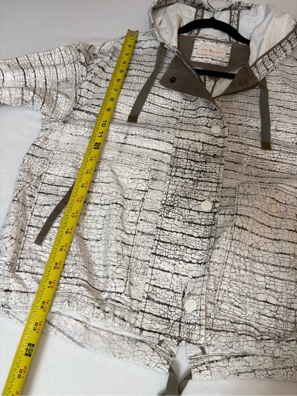 Tory Burch cropped hooded